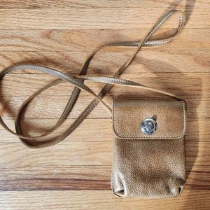 Roots small leather purse